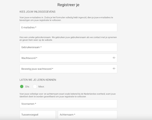 Registreren bij Circus Casino, sportweddenschappen.tv