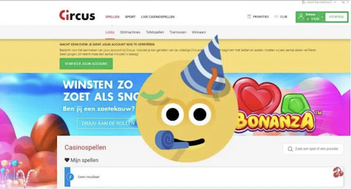 Registreren bij Circus Casino, sportweddenschappen.tv