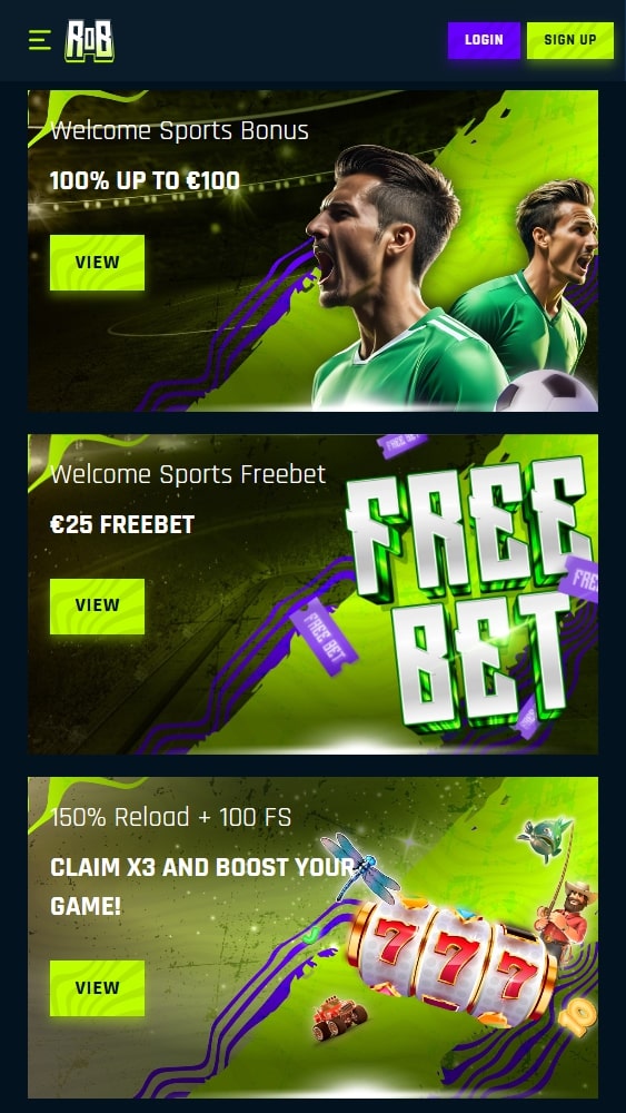 Promoties geldig bij Rise of bets